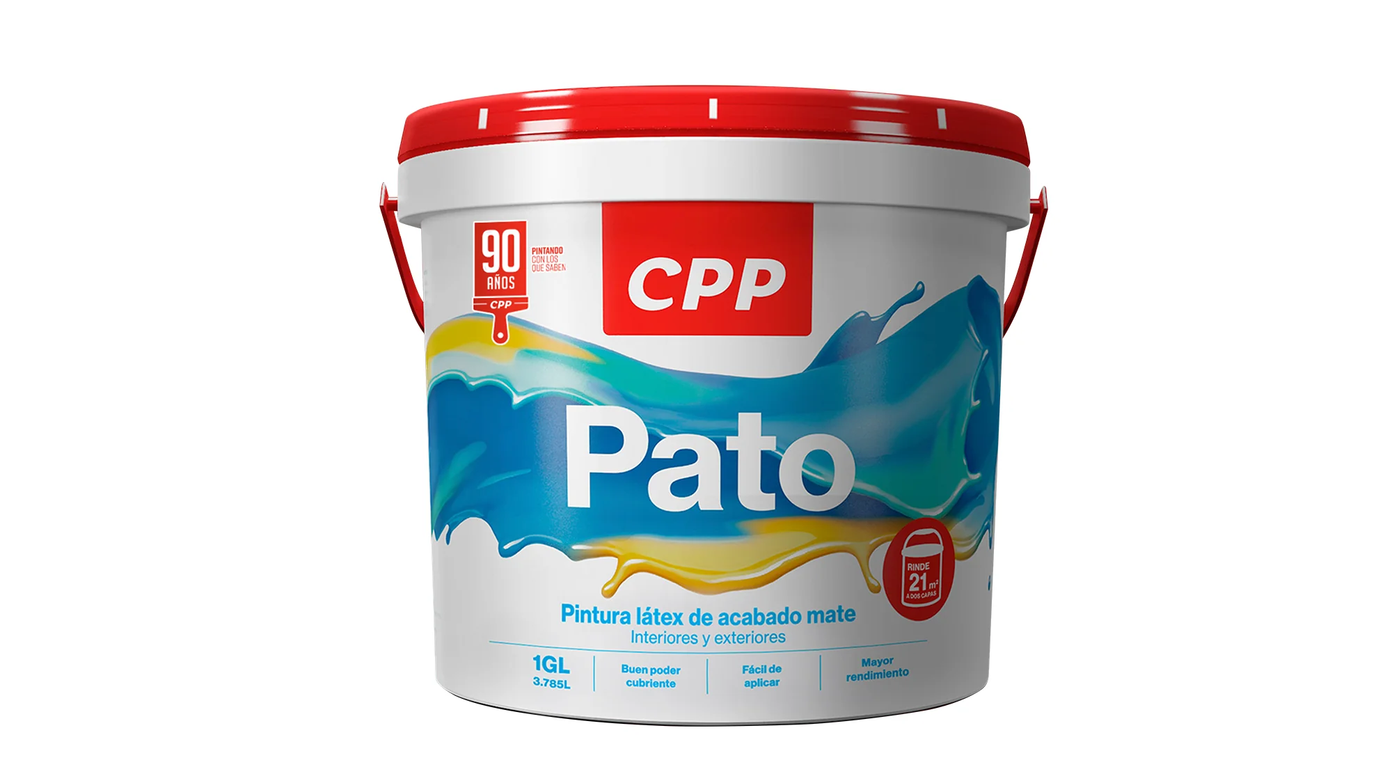 Latex Pato Cpp Blanco 1/4 Gl