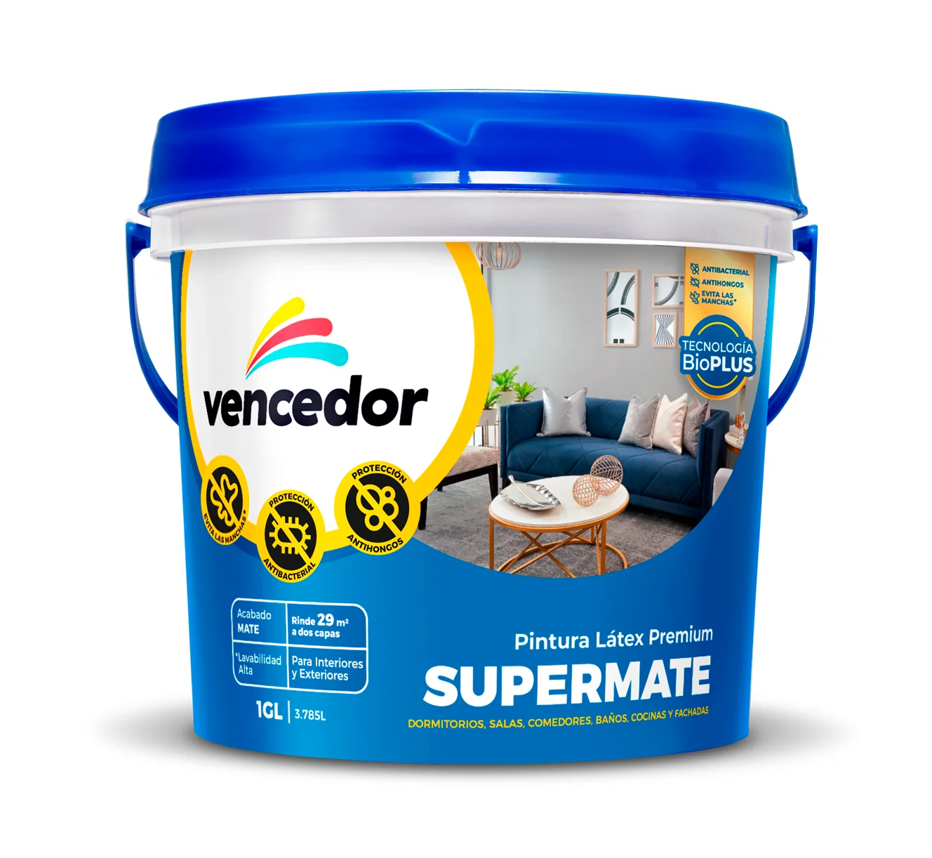 Supermate Tri Acc Vencedor Acuarela 1 Gl