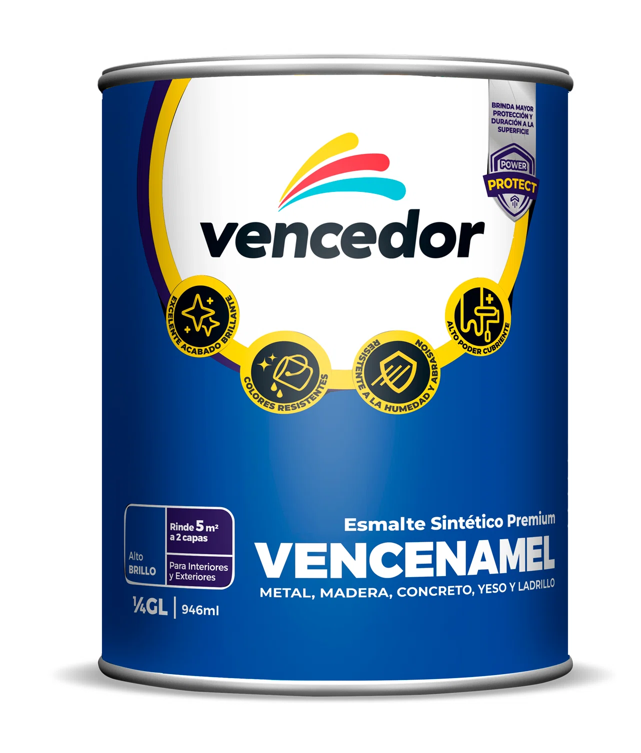 Vencenamel Vencedor Nuevo Aluminio 1/4 Gl