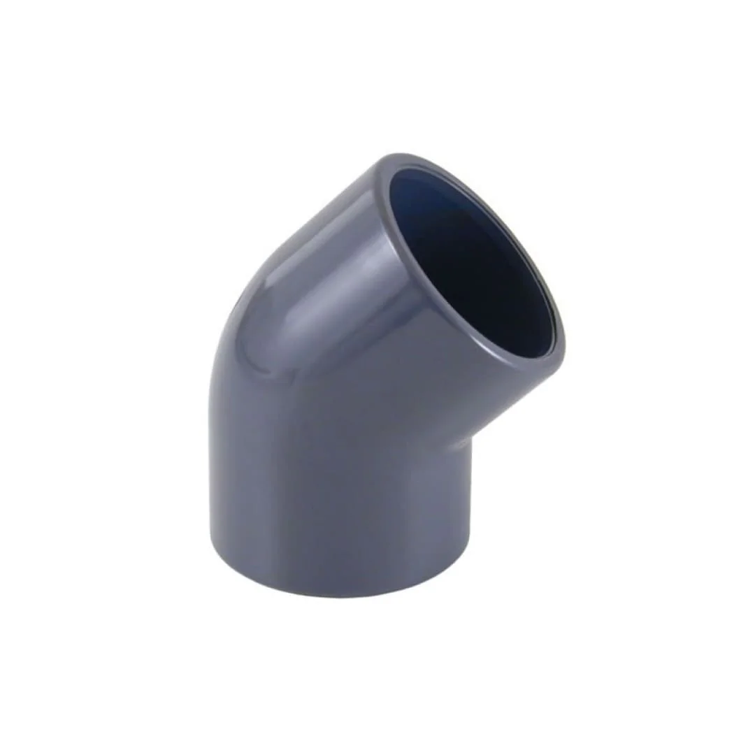 Codo PVC 3" x 45°  S/P Inyectado