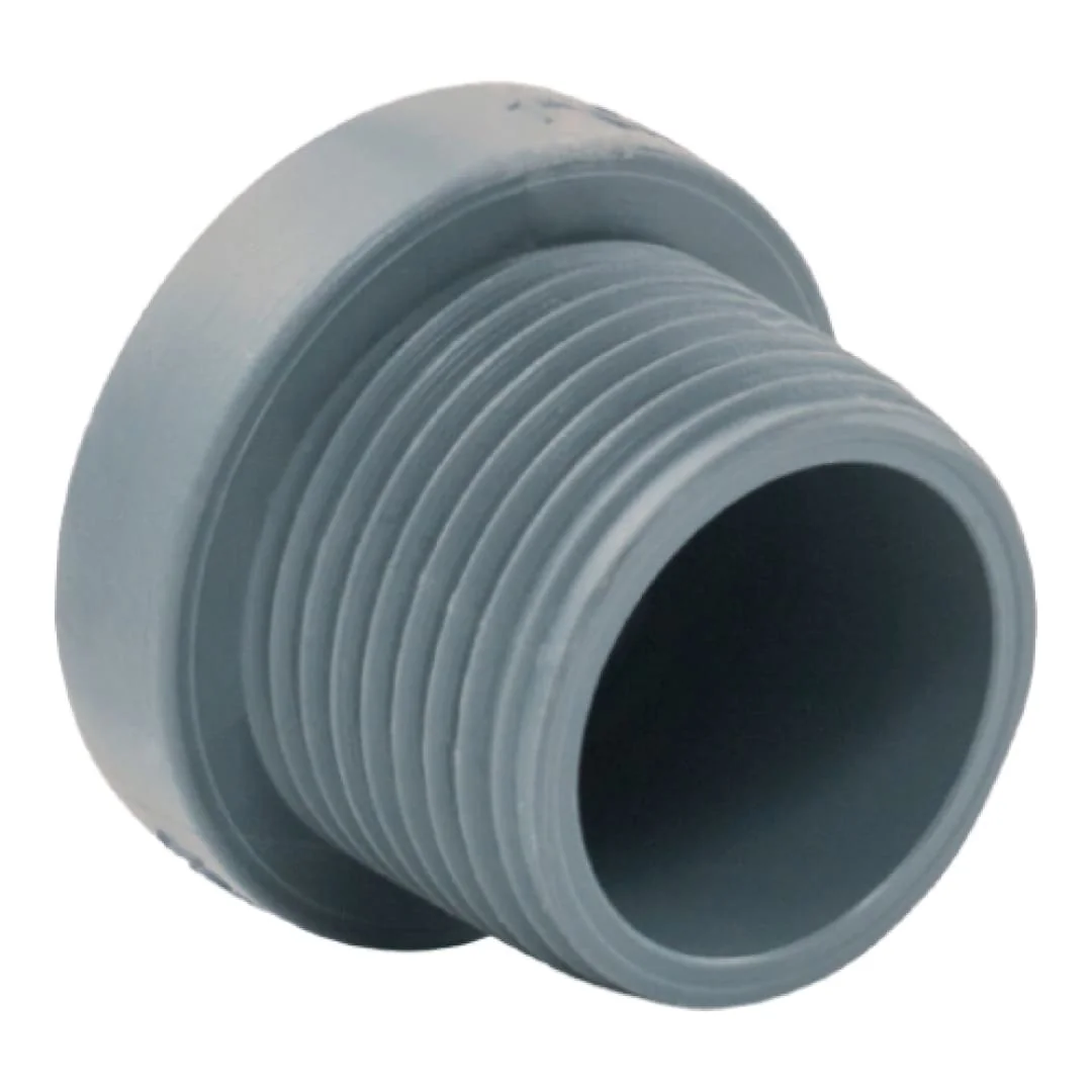 Tapón Macho PVC 1 1/2"  C/R Agua Fría REX