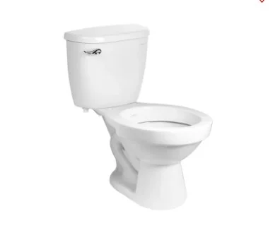 Inodoro Two Piece Punta Sal sin asiento blanco Italgrif