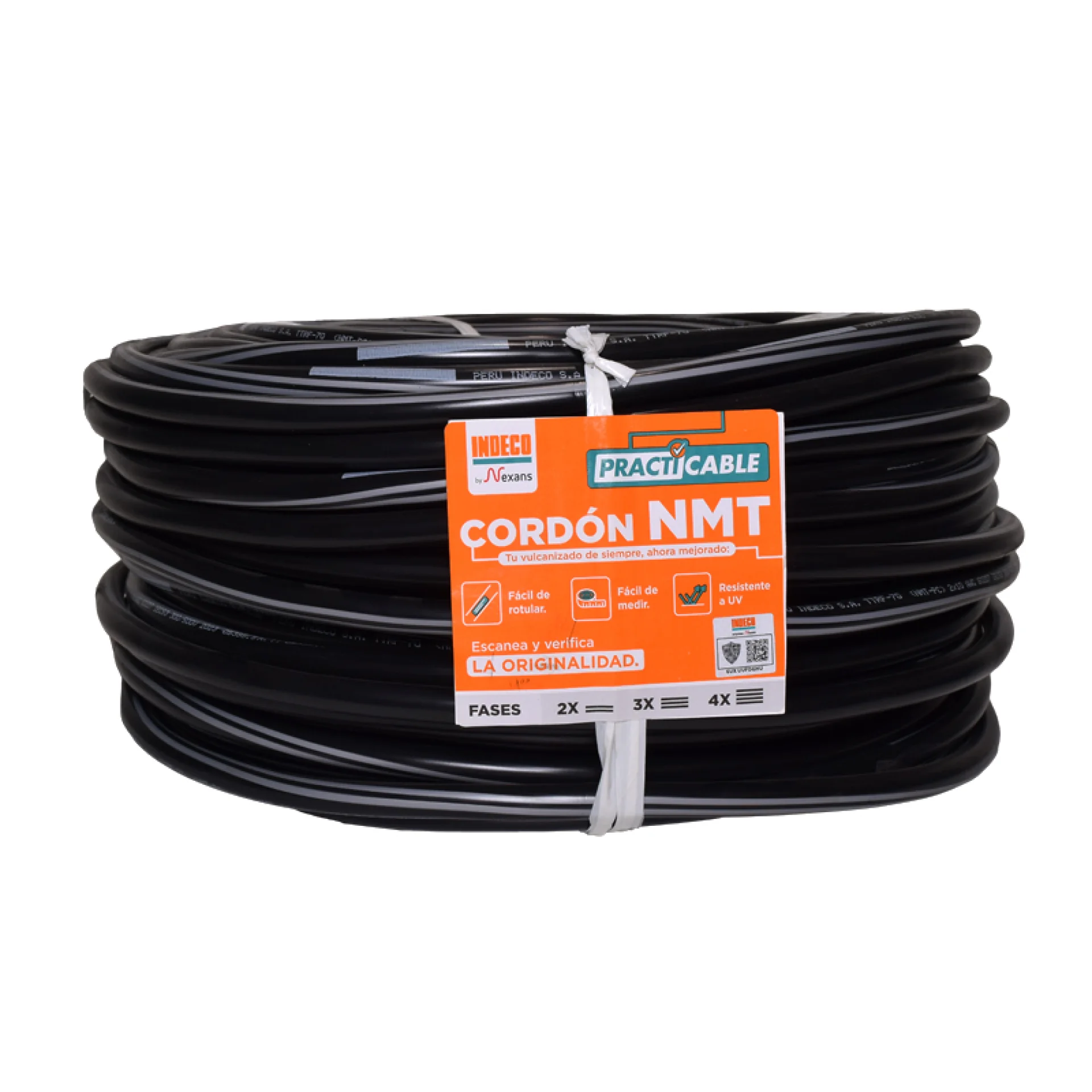 Cable Vulcanizado NMT 2x10 AWG - Rollo x 100mts
