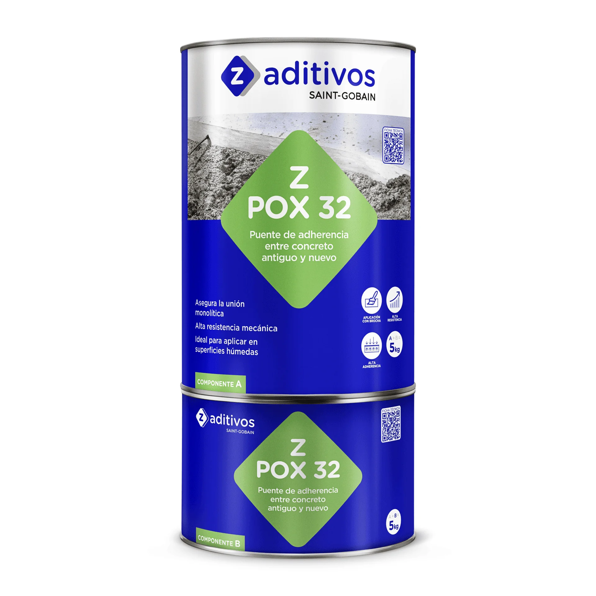 Z Pox 32 X 5Kg A+B Mts