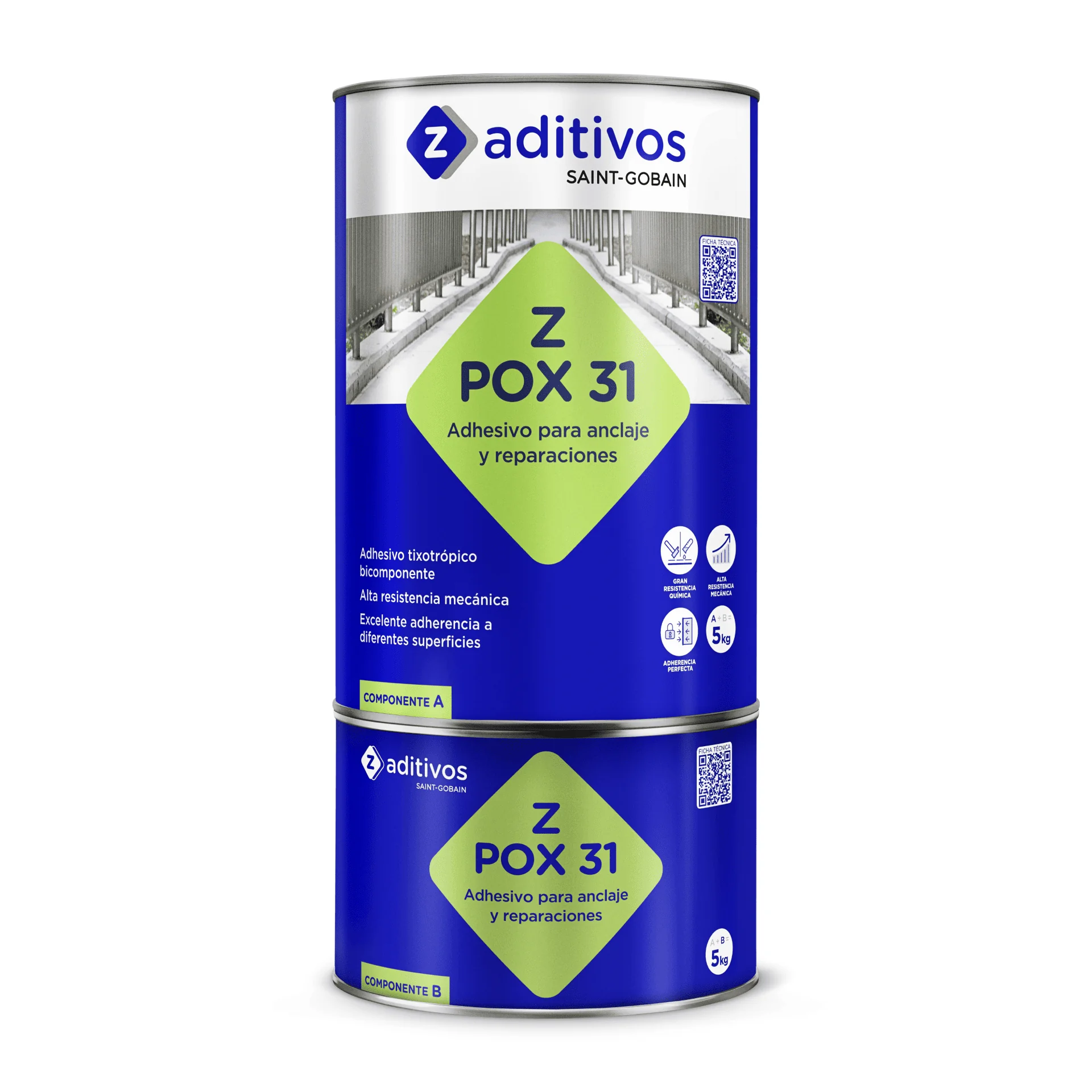 Z Pox 31 X 5Kg A+B Mts