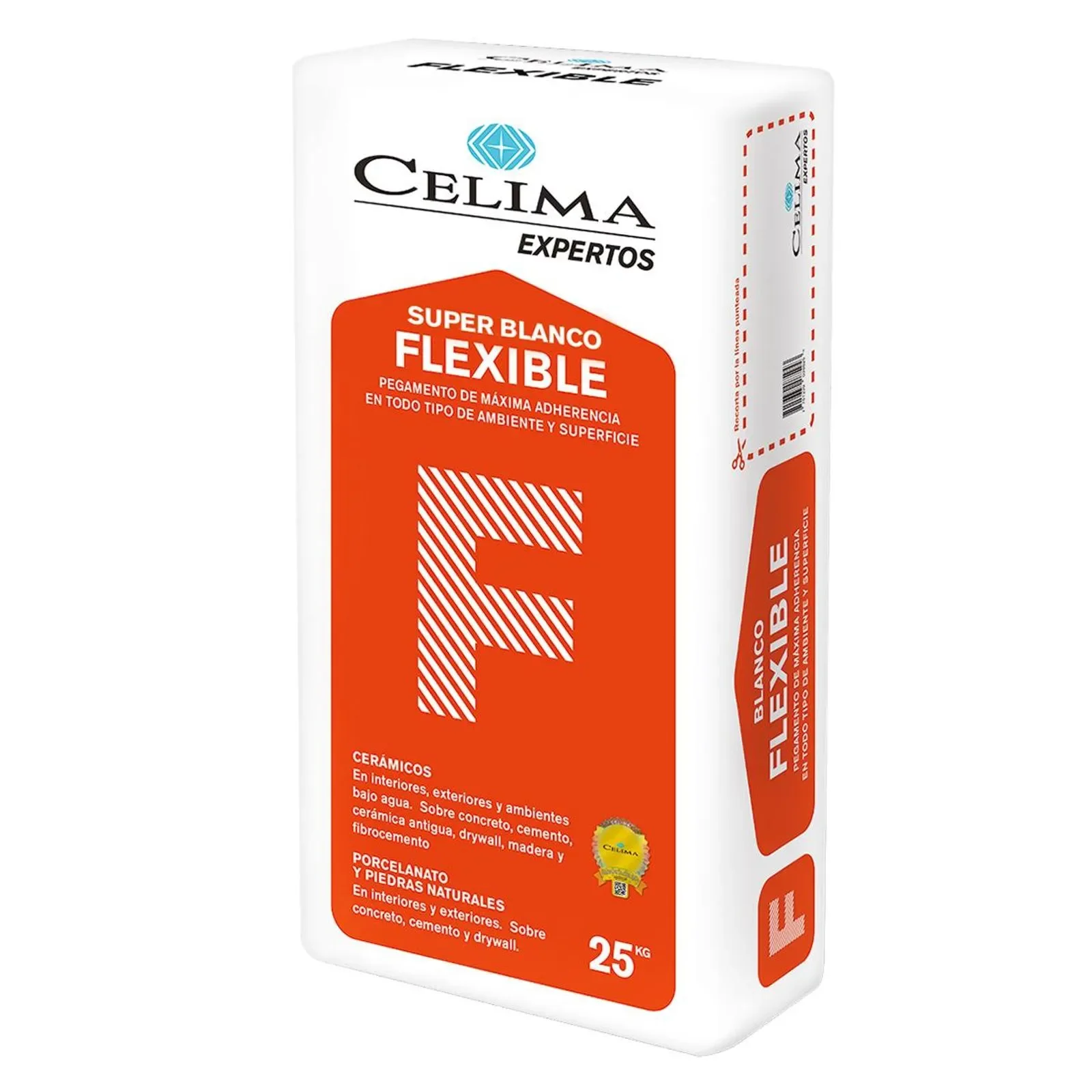Pegamento Super Blanco Flexible 25 Kg